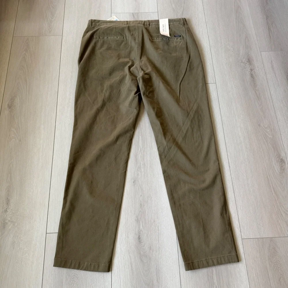 Scotch & Soda Stuart NWT Regular Slim Fit Stretch Chino Pants‎ Brown Tan 36x32 - Picture 3 of 11